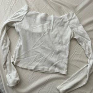 White Brandy Melville long sleeve top